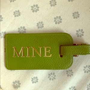 Graphic Image “MINE” luggage tag